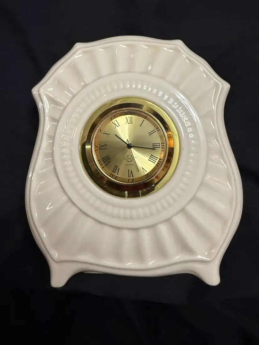 Vintage Lenox Ceramic Mantel Clock