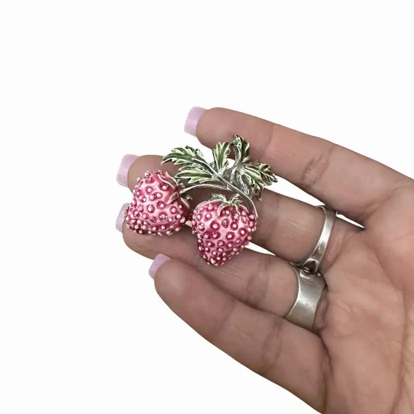 Strawberry Brooch