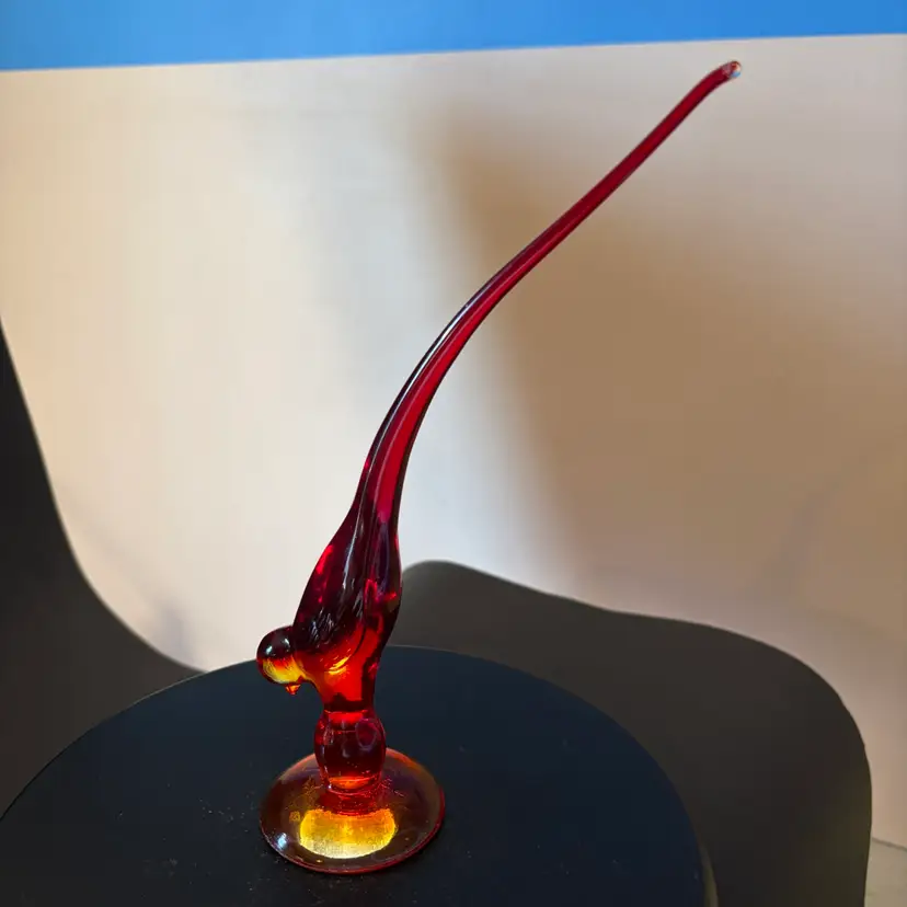 26. VTG Viking Amberina Long Tail Bird