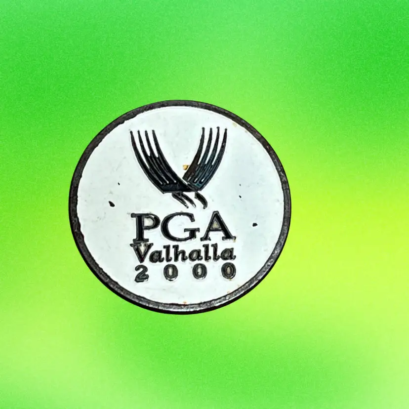 2000 PGA Championship 1" Coin Golf Marker - Valhalla Golf Club - Tiger Woods!