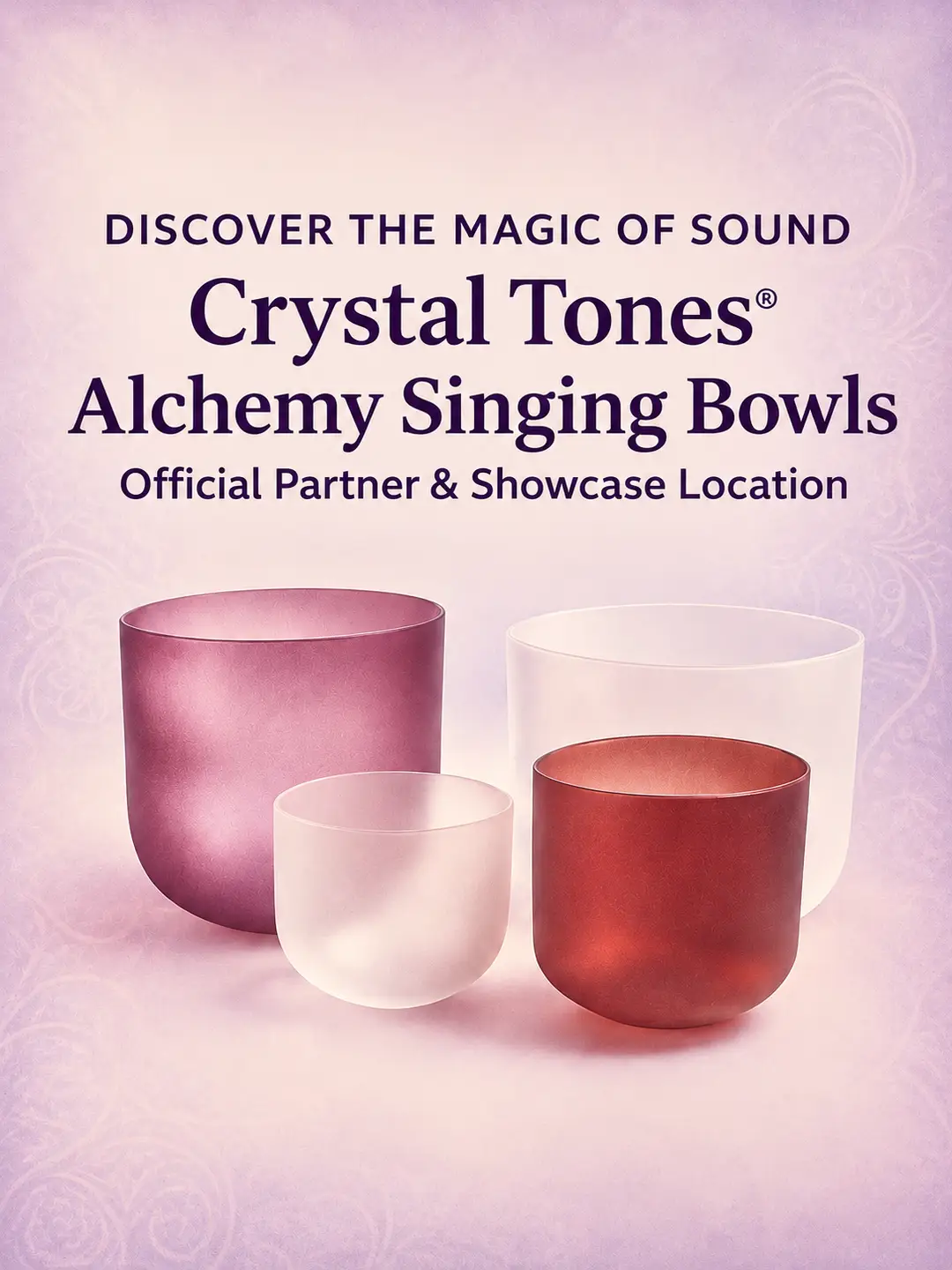 Healing instruments — Crystal Tones alchemy singing bowls