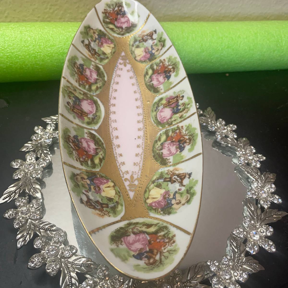 Niknax · BTG Royal Vienna 8” porcelain elongated relish or trinket dish ...