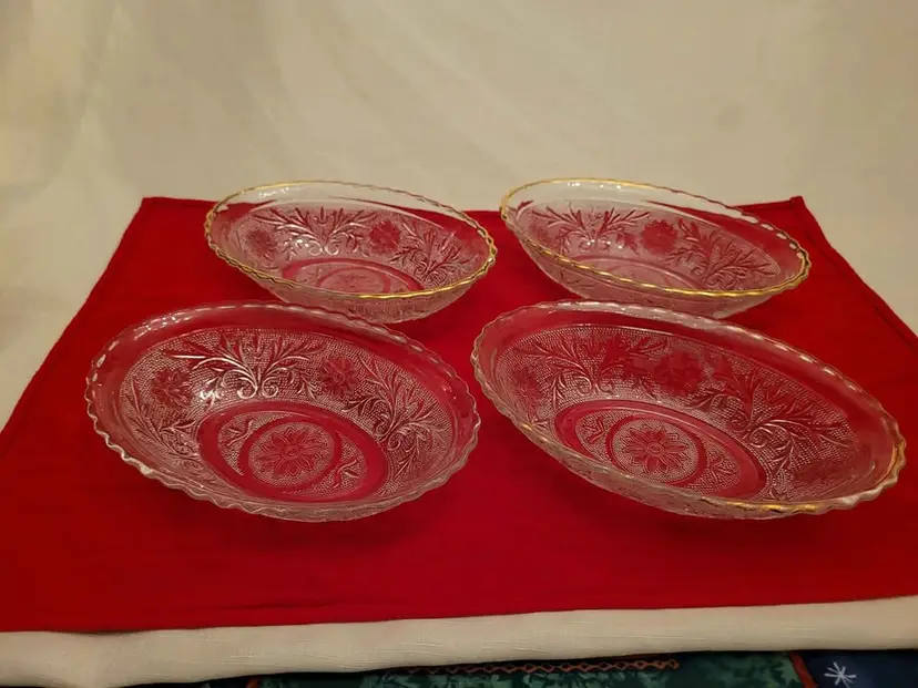 Vintage Sandwich Glass Bowls