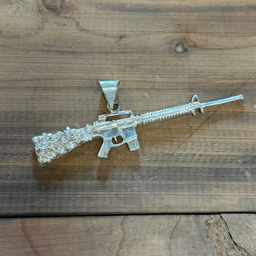 Sterling Silver 2nd Amendment Pendant