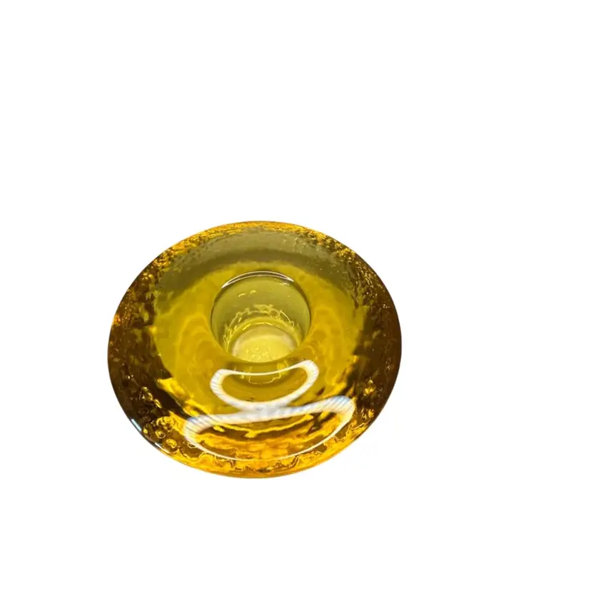 Fire And Light Citrus Yellow Votive Tea Light Holder @6 X2 1/2