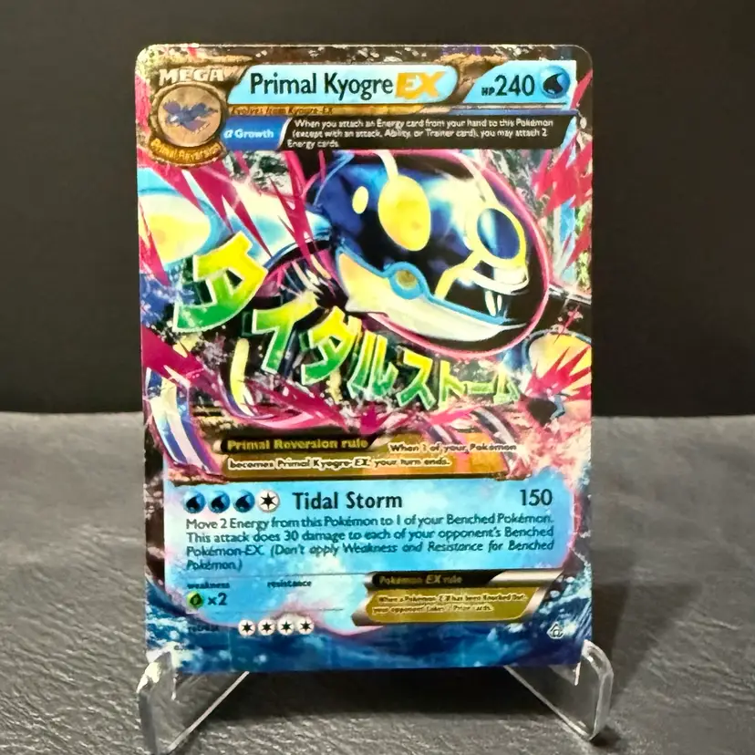 Pokémon TCG Primal Kyogre EX 55/160 XY Primal Clash Full Art Holo Ultra Rare