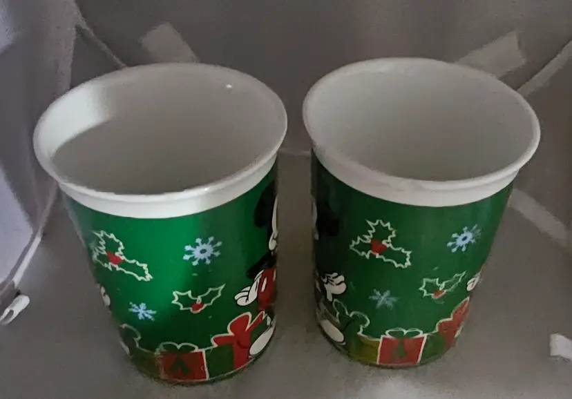 2 Mickey Mouse Mugs - Disney - Preowned