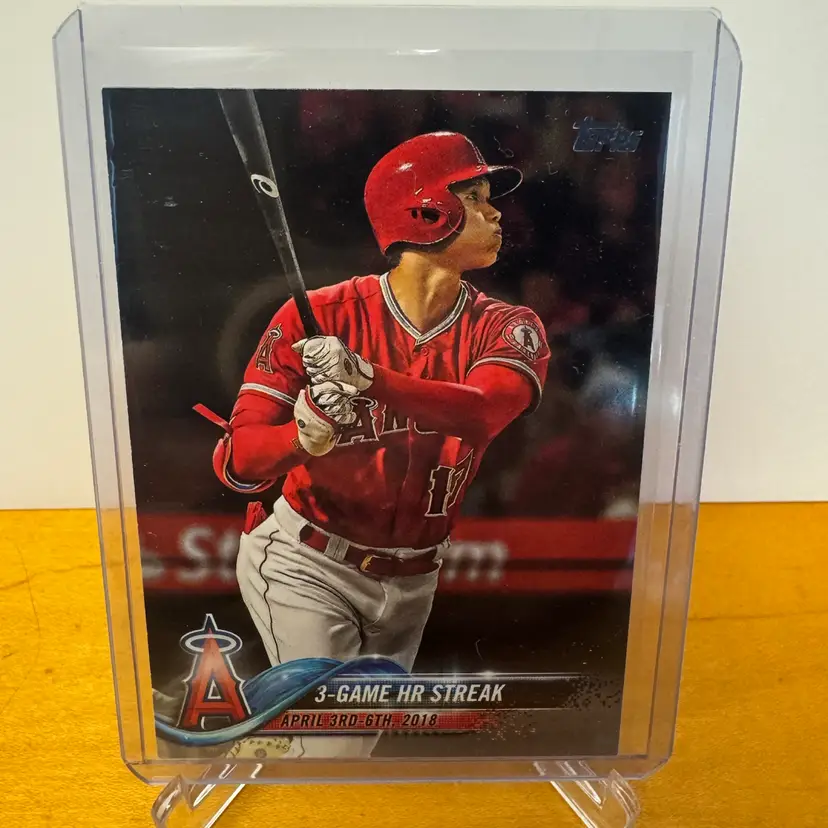 Shohei Ohtani 2018 Topps Update Series #US189 3-Game HR Streak - Los Angeles Angels