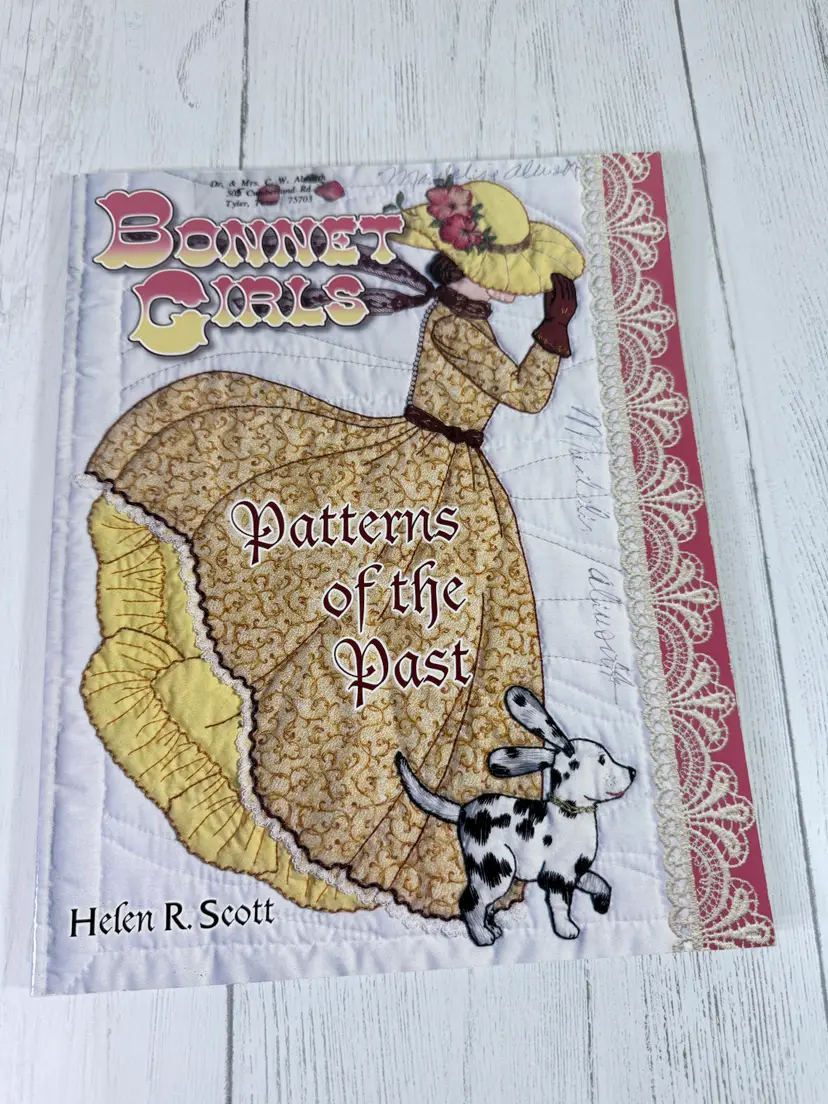 Bonnet Girls Patterns of the Past Quilt Book Helen R Scott Vintage Quilting
