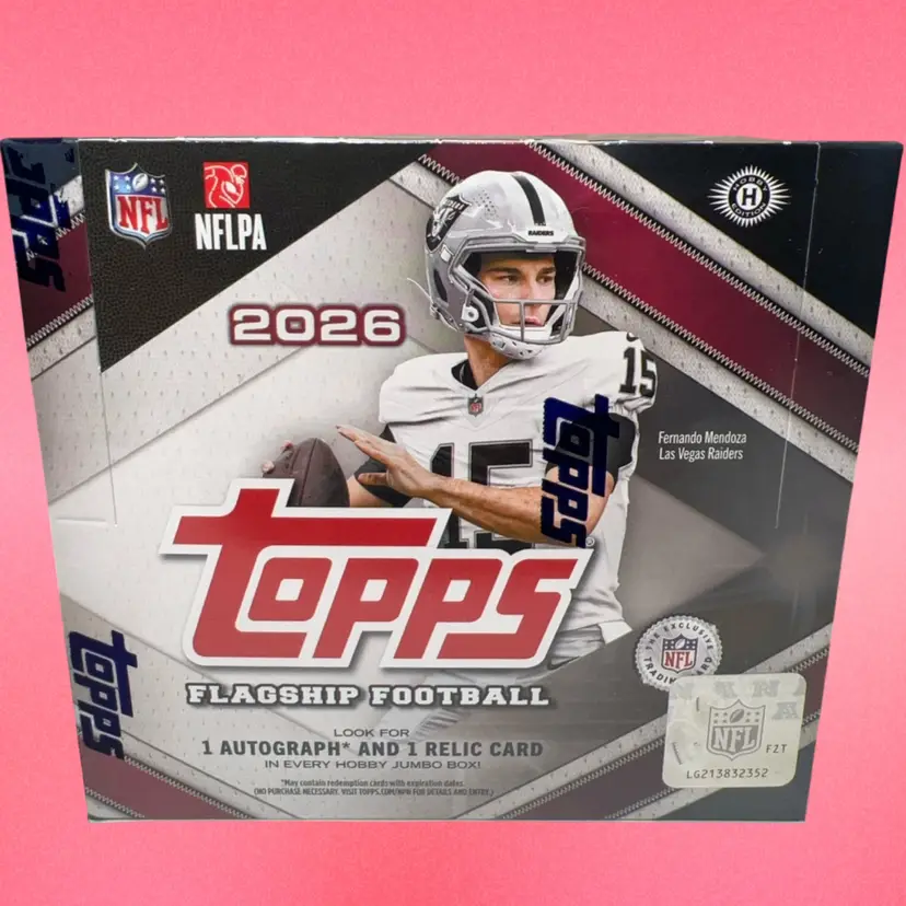 2026 Topps Flagship Football 6 Jumbo Box (case) PYT Live Rip #1 MBB2023
