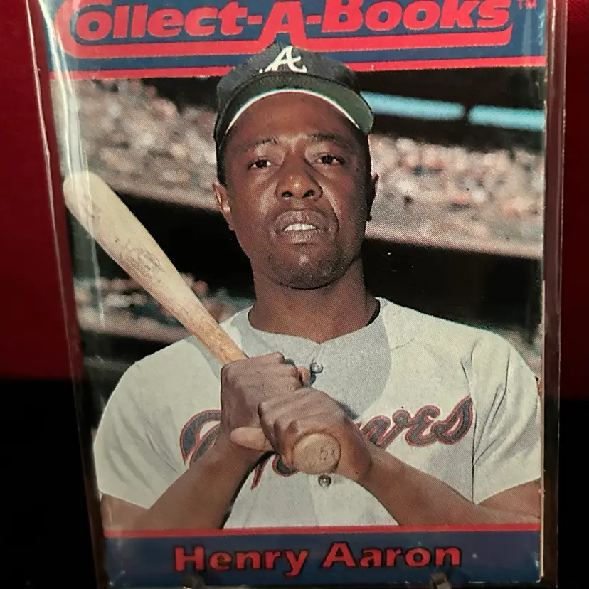 Henry 'Hank' Aaron 1990 Collect-A-Books Baseball Card