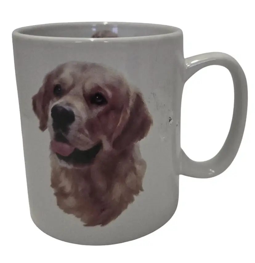 Vintage Golden Retriever Large Coffee Mug