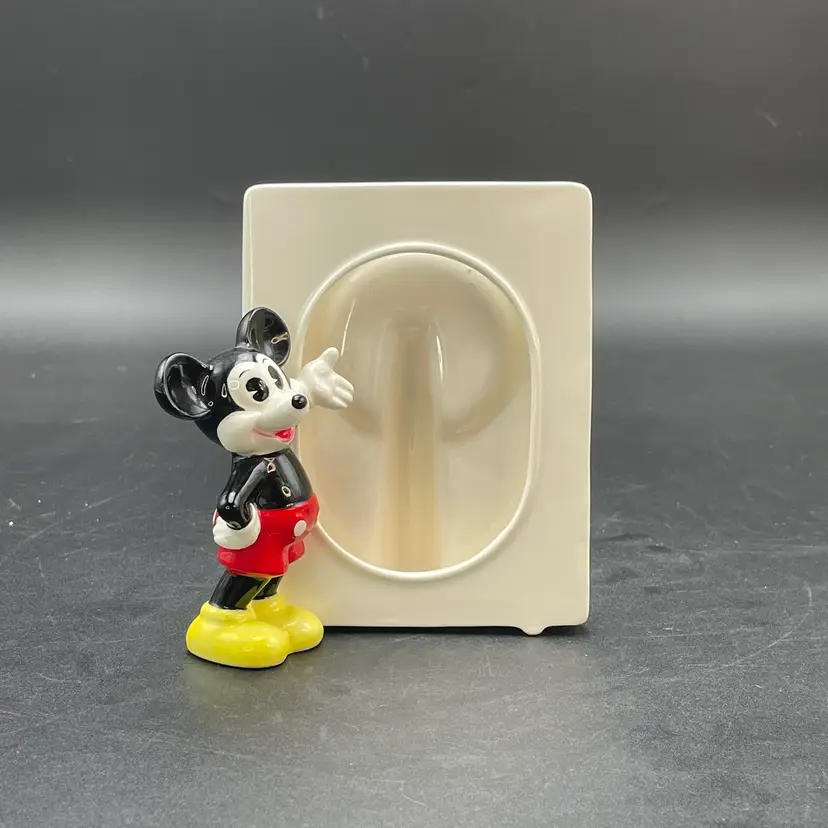 Disney Mickey Mouse Ceramic Picture Frame Vintage Home Decor