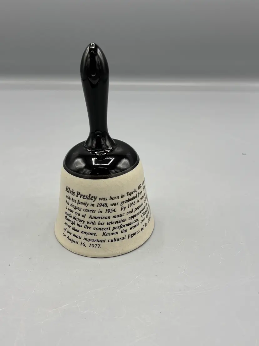 Vintage Elvis Presley Ceramic Souvenir bell