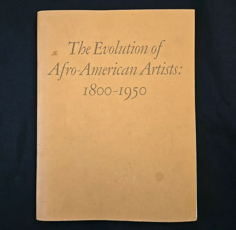 Ephemera "The Evolution of Afro-American Artists: 1800-1950" Paperback + extra