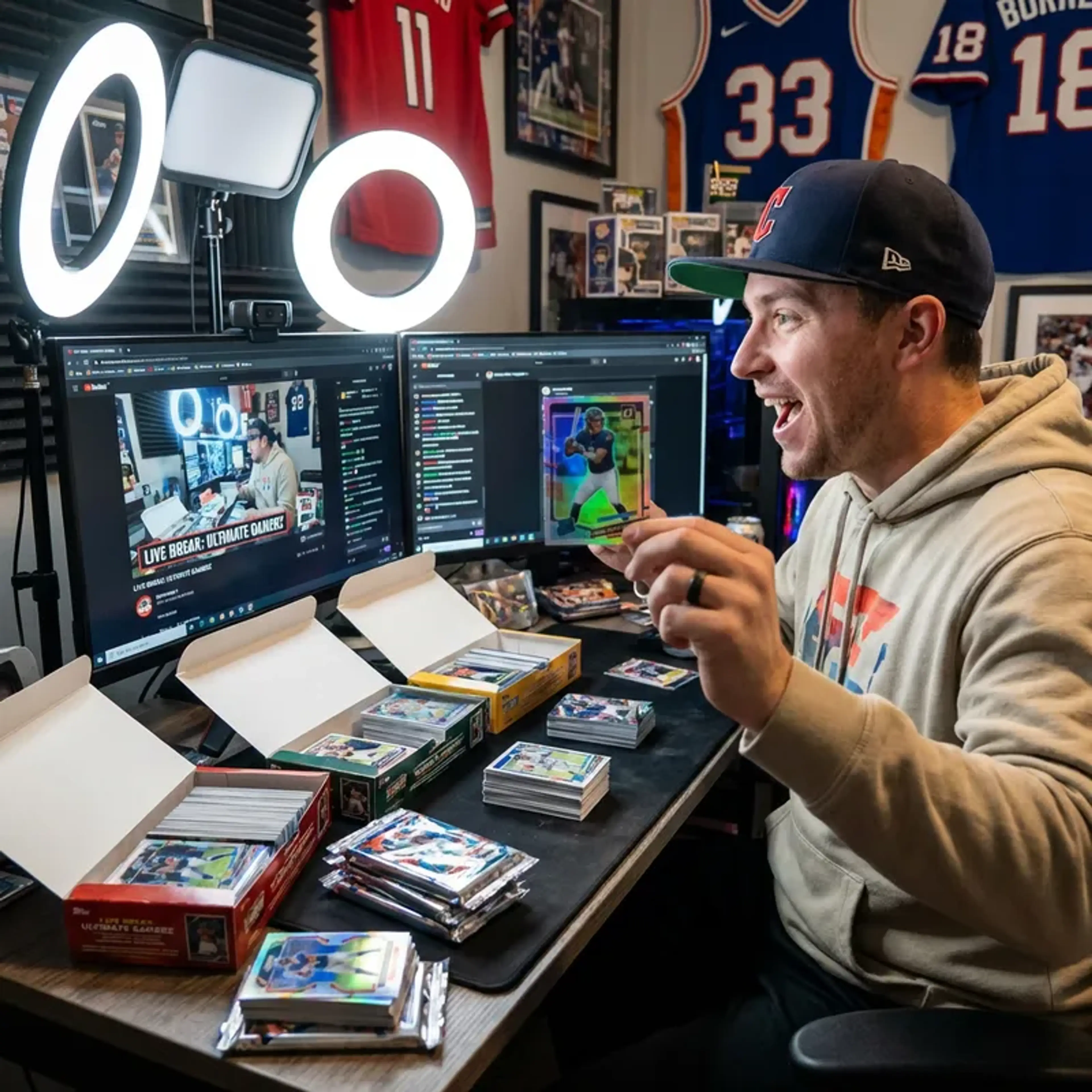 Live card break streaming setup