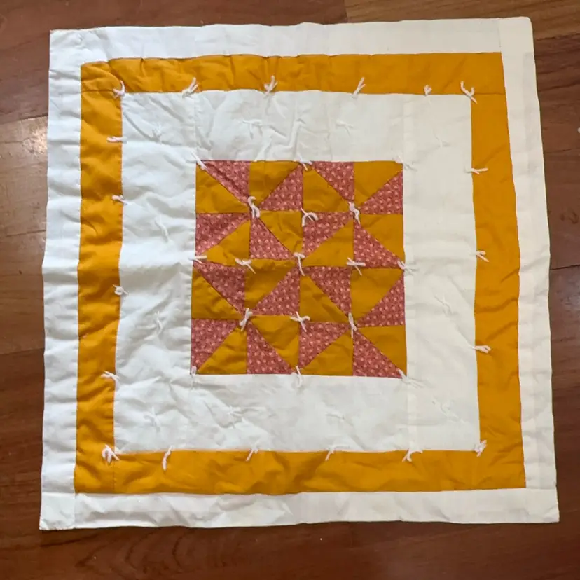Vintage Quilt Square 20.5”x20.5”