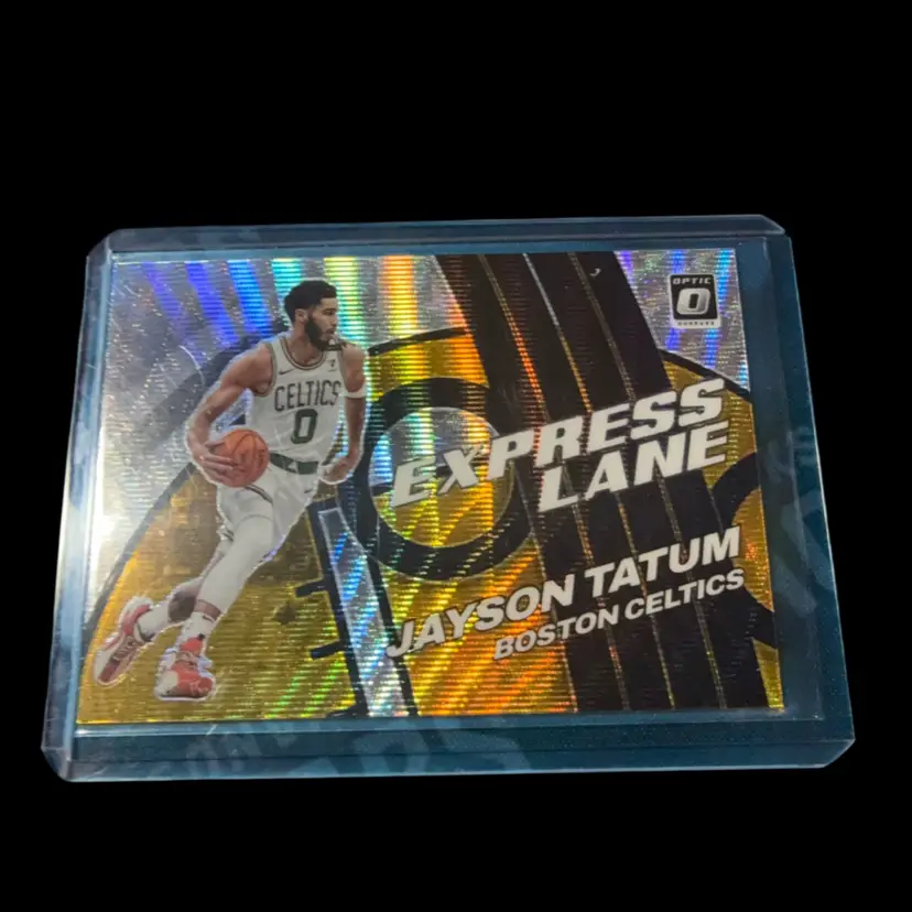 Jayson Tatum Express Lane Prizm 2021 Optic Boston Celtics