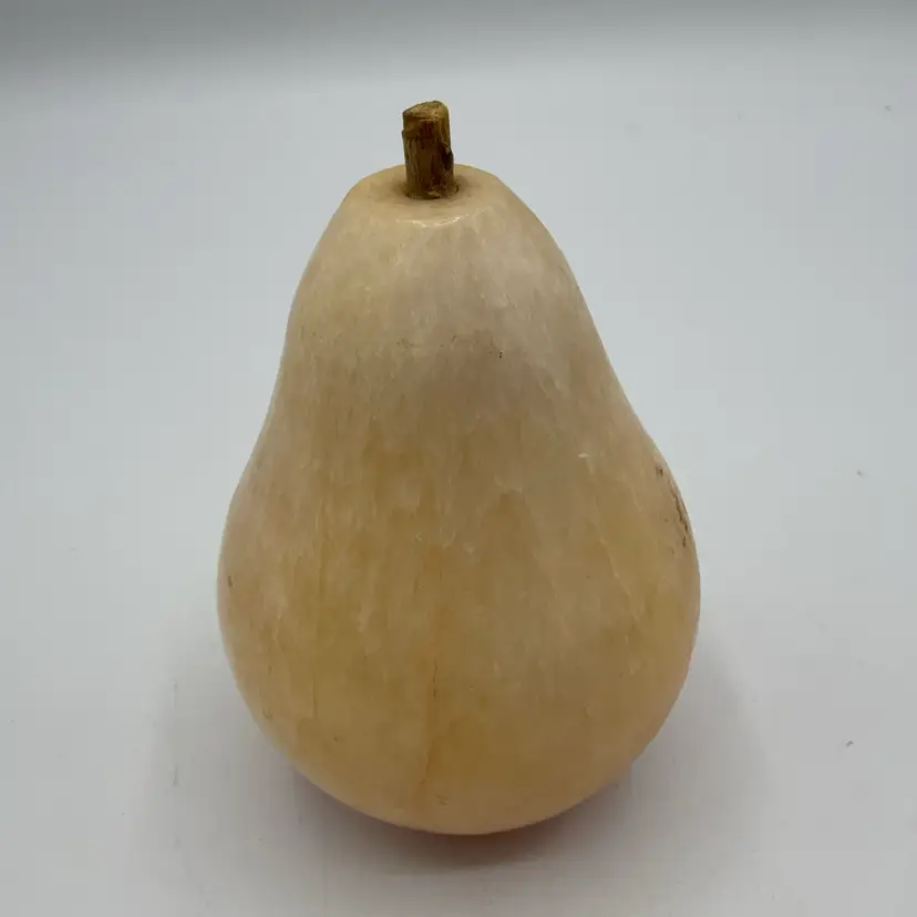 Stone Pear With Wood Stem