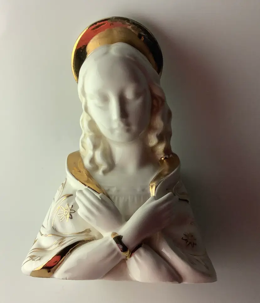 Lefton Blessed Mother Ceramic Planter