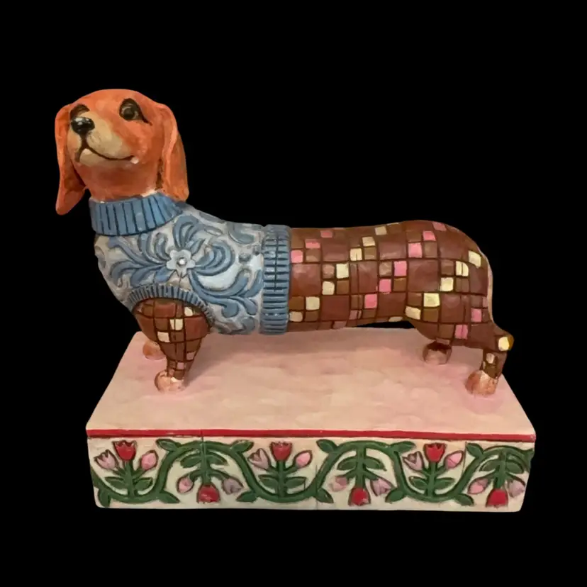 Jim Shore Dachsund 4.5” Tall X 5” Long