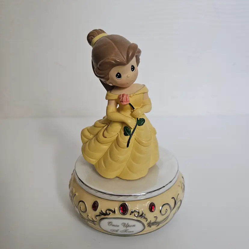 Beauty and the Beast "Belle" Music Box Precious Moments Disney Tested Works