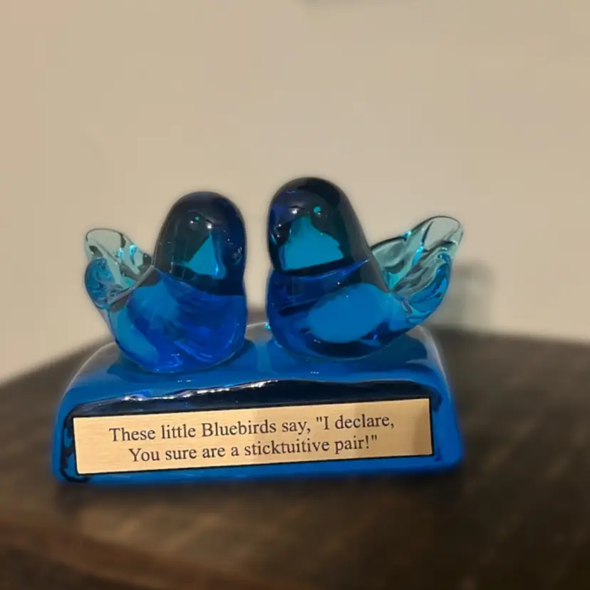 💎 Hand Signed Leo Ward 1999 Blue Bird Of Happiness