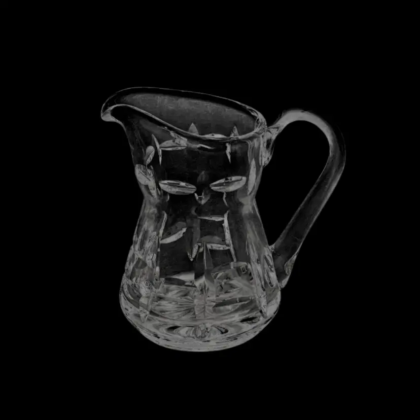 #066- Waterford Crystal Creamer Jug Pitcher Tralee Pattern