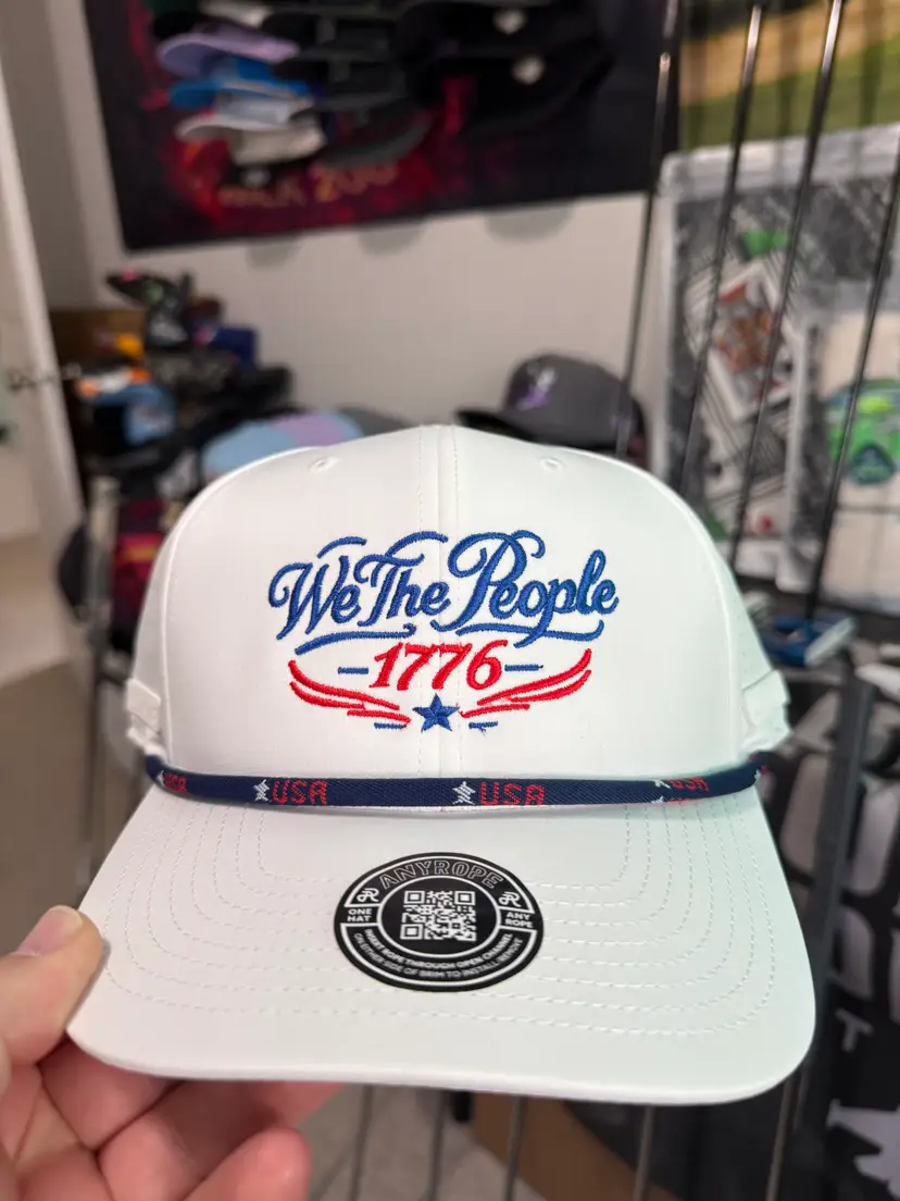 #04 - Patriotic 'We The People' Golf Hat