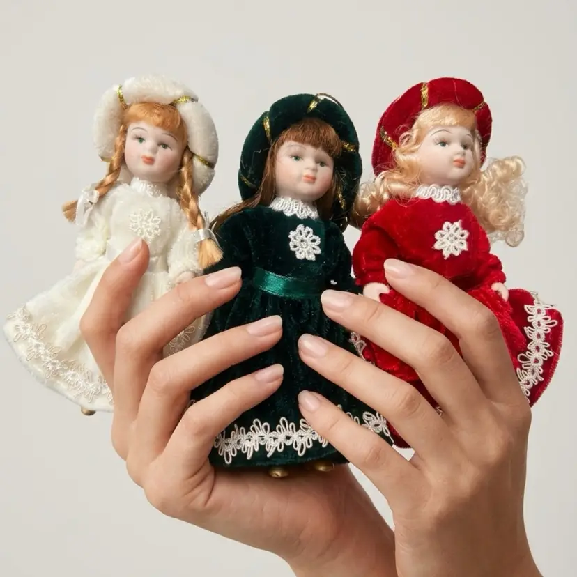 Vintage Dillard’s Christmas Doll Ornament