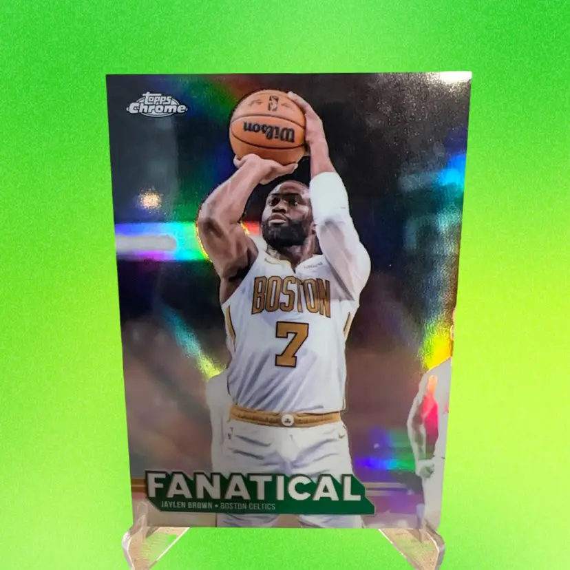 Jaylen Brown Chrome Update Fanatical SSP Case Hit Boston Celtics