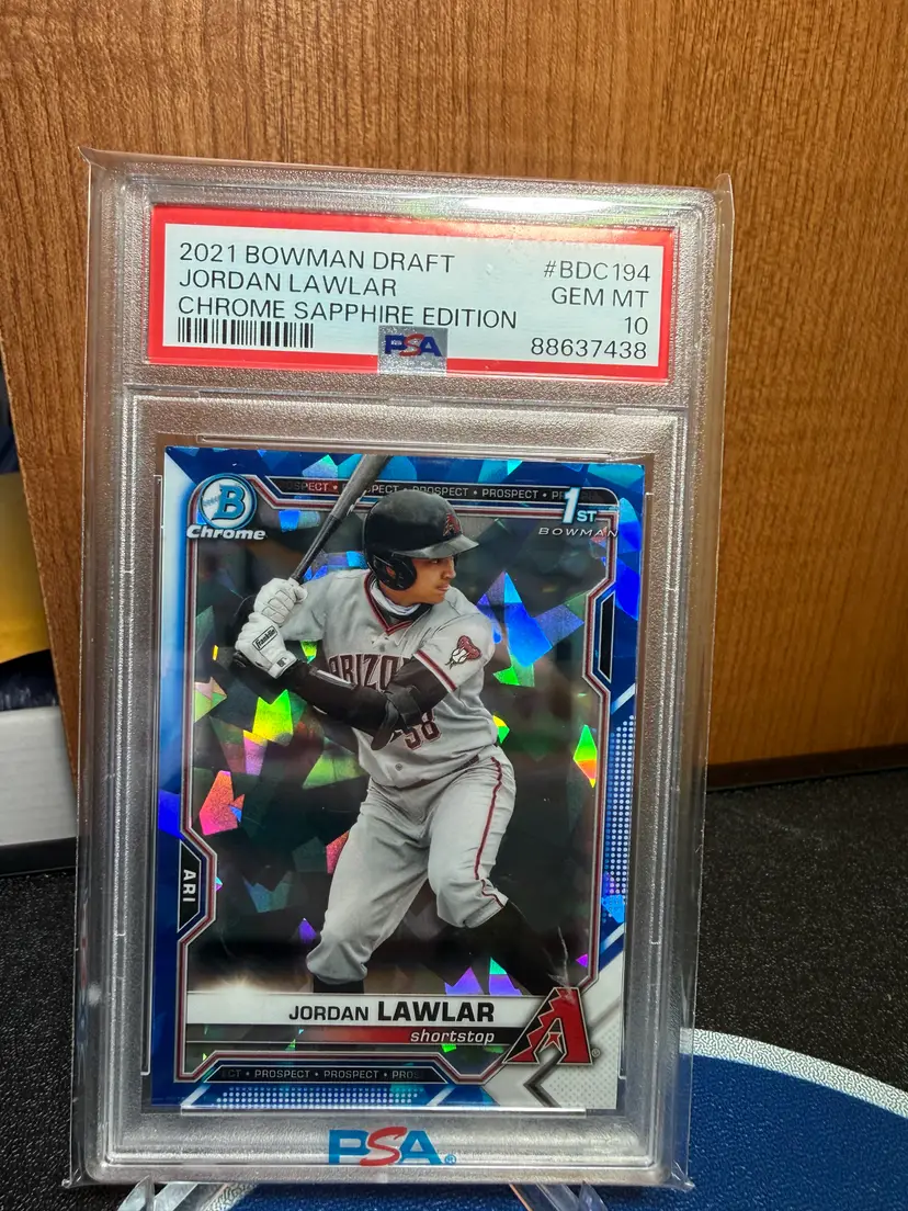 Justin Lawler 2021 Bowman Draft PSA 10