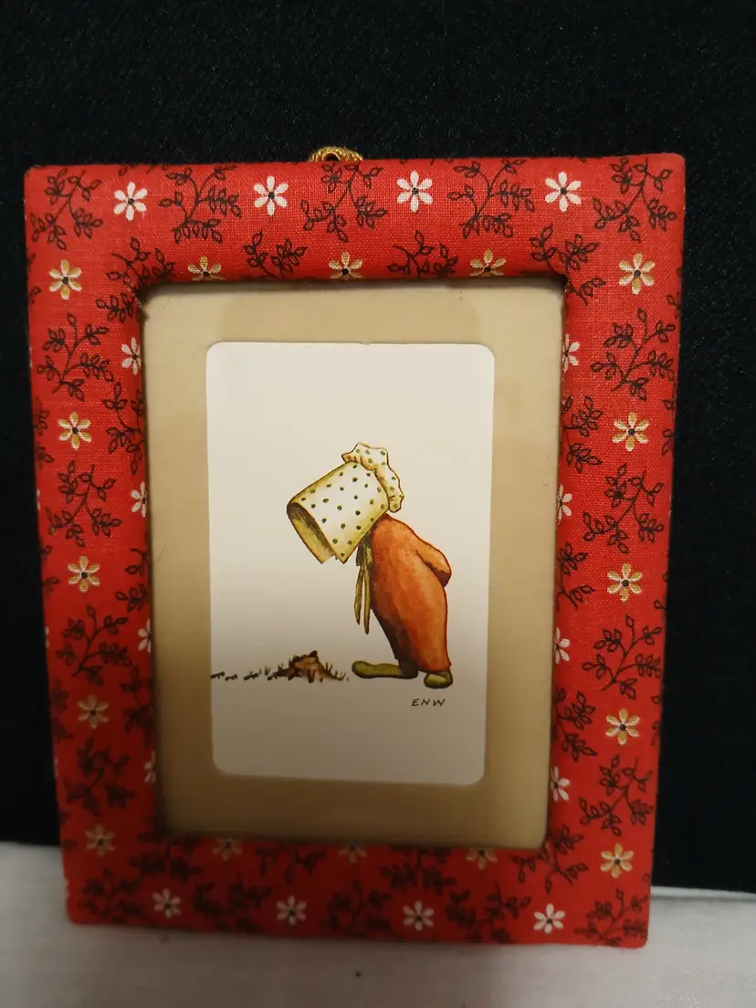 #01 Floral Framed Ant Whimsical Art Print The Casual Observer