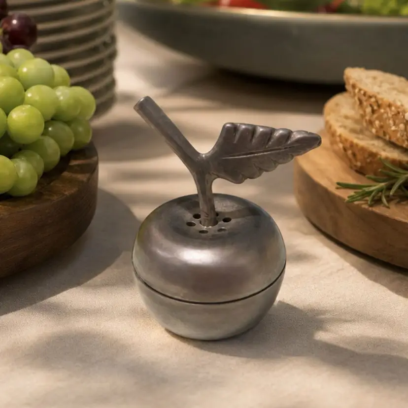 17. Pewter Cherry Salt Shaker Hard Seal