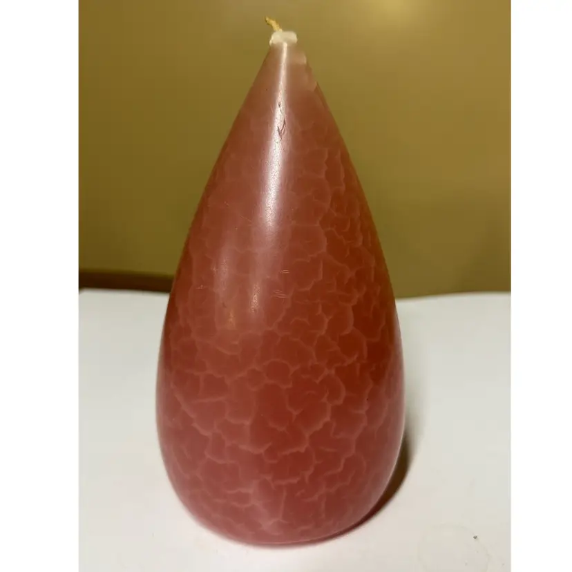 Barrick Design Candle 7” pale rose pink
