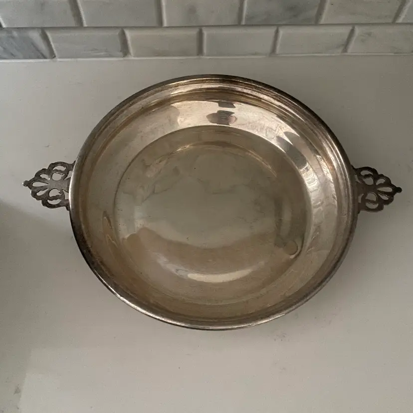 Vintage Silverplate Footed Casserole Holder