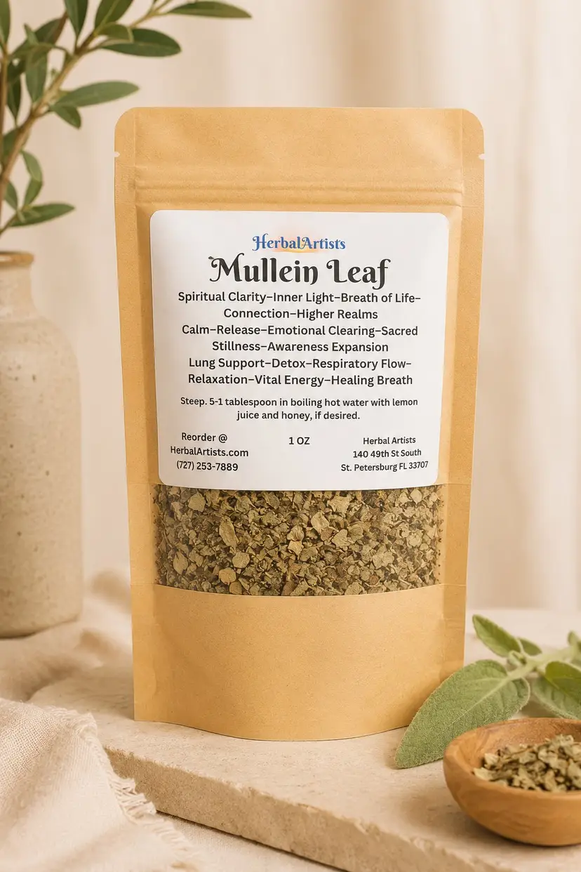 🌿 Mullein Leaf 1 Oz | Traditional Herbal Botanical