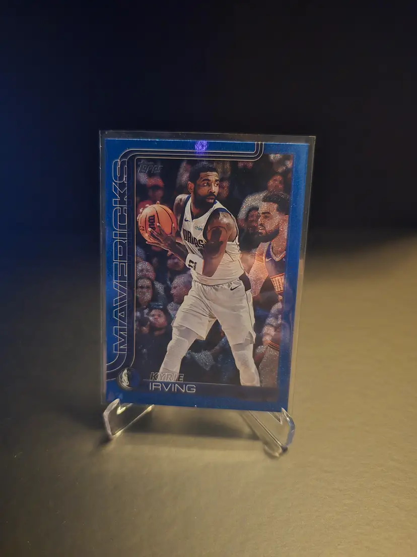Kyrie Irving - 2025 Topps Flagship Blue Sand Glitter
