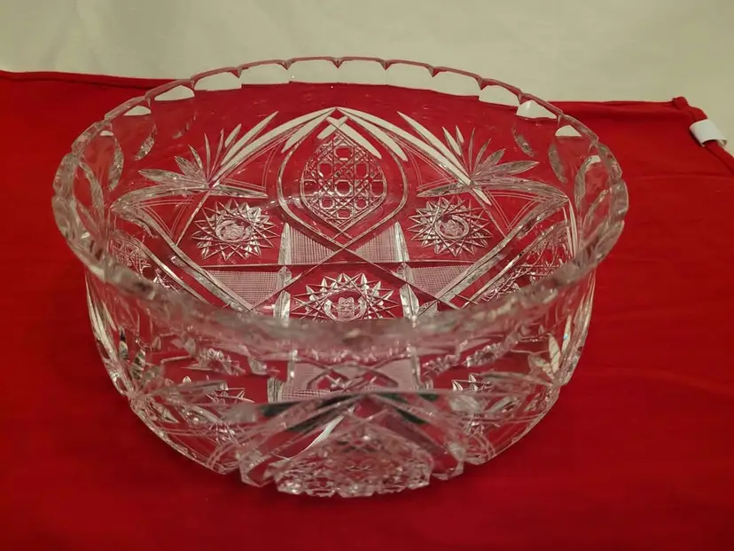 Vintage Cut Crystal Bowl