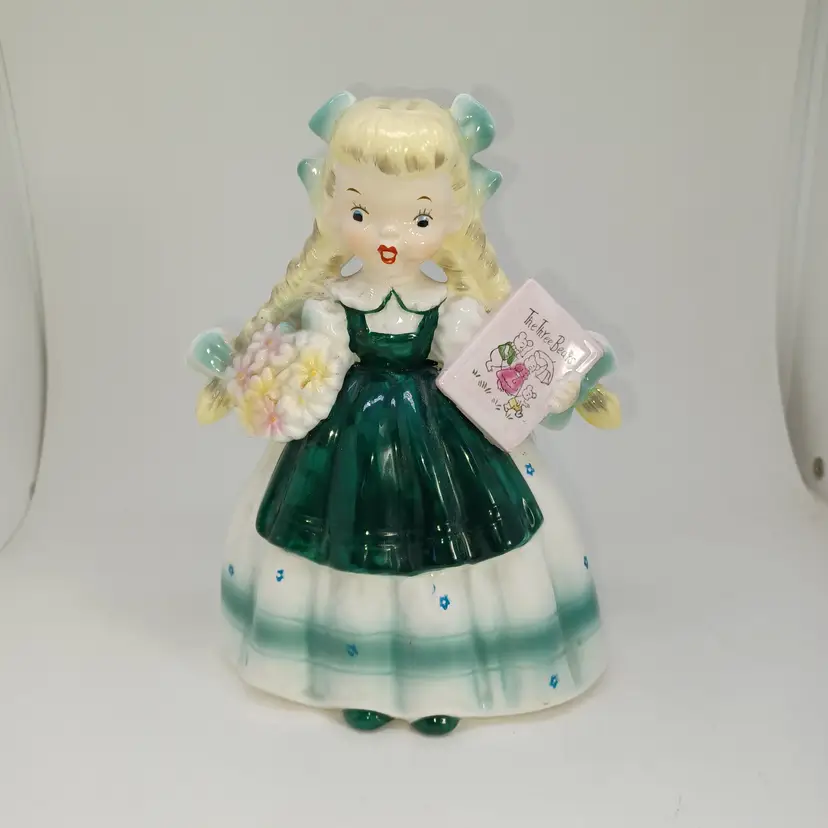 Vintage 1956 Napcoware Goldilocks #1720-E Anthropomorphic Collectible Ceramic Planter Japan