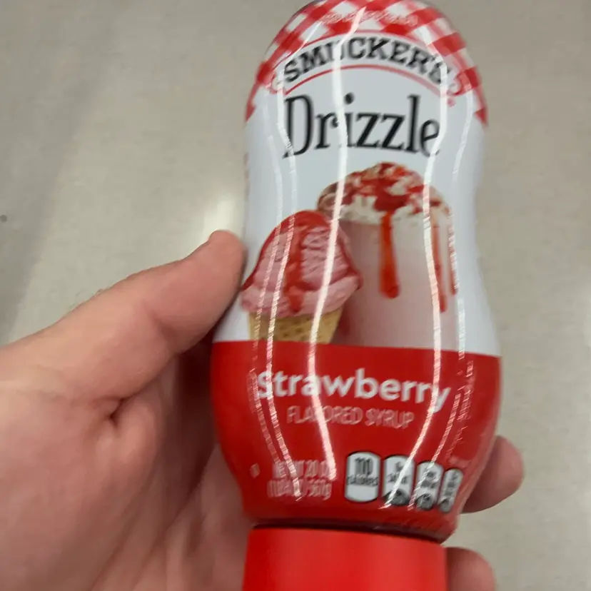 Smuckers Drizzle Strawberry Flavored Syrup