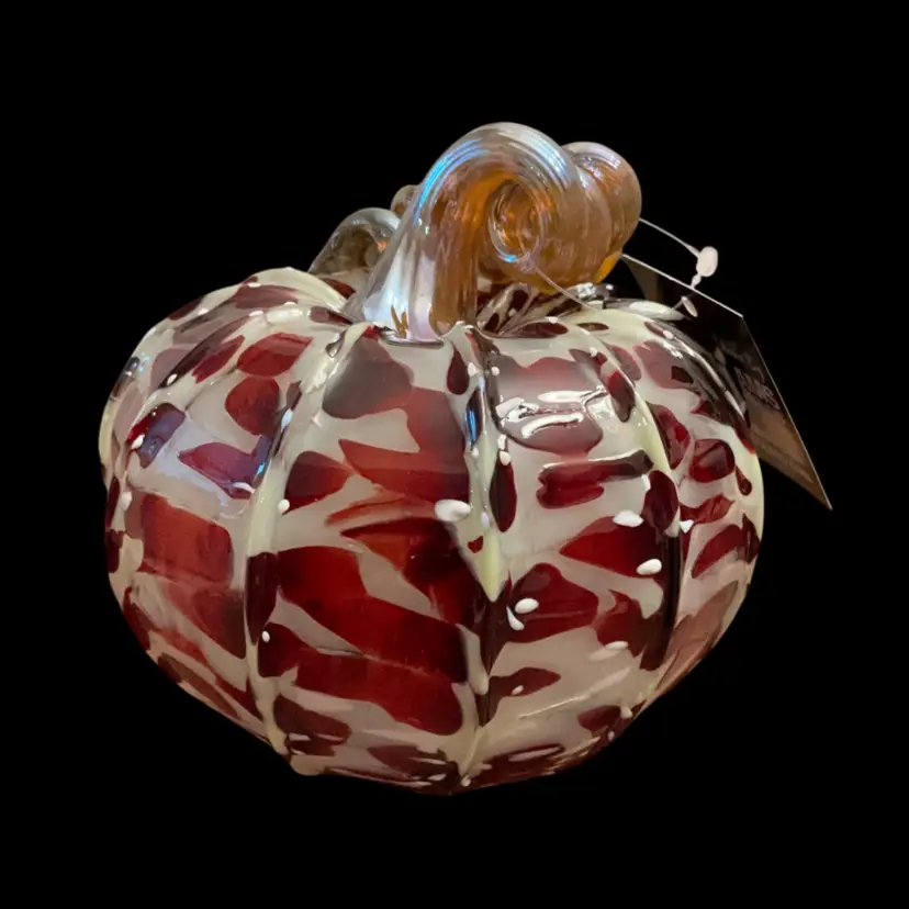 Luke Adam’s Large HB Glass Pumpkin 5.5” x 5.5”