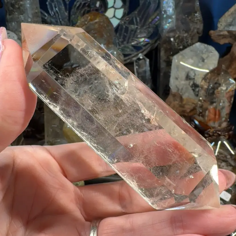 Clear Quartz Double Point 35A