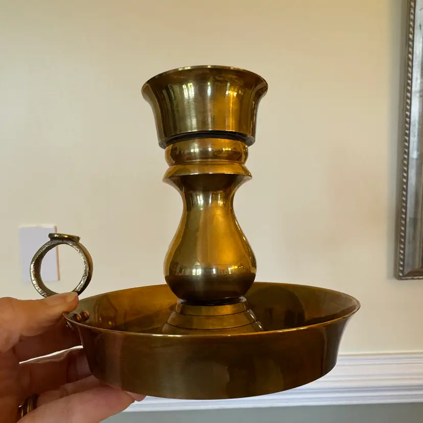 Solid Brass Chamberstick
