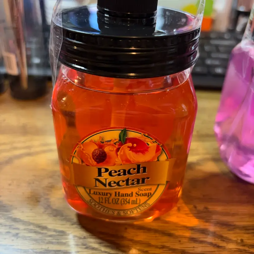 Peach, Nectar, Luxury Hand Soap, 12 Fluid Ounces Susan Softens