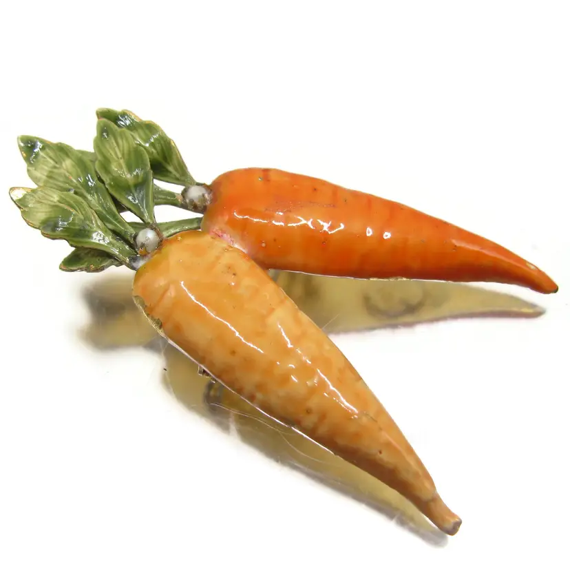 Originals By Robert Enameled Carrot Pin