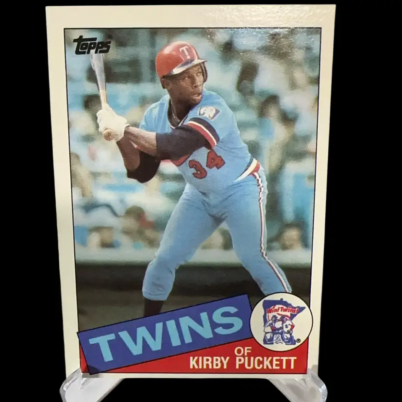 Kirby Puckett 1985 Topps RC😳
