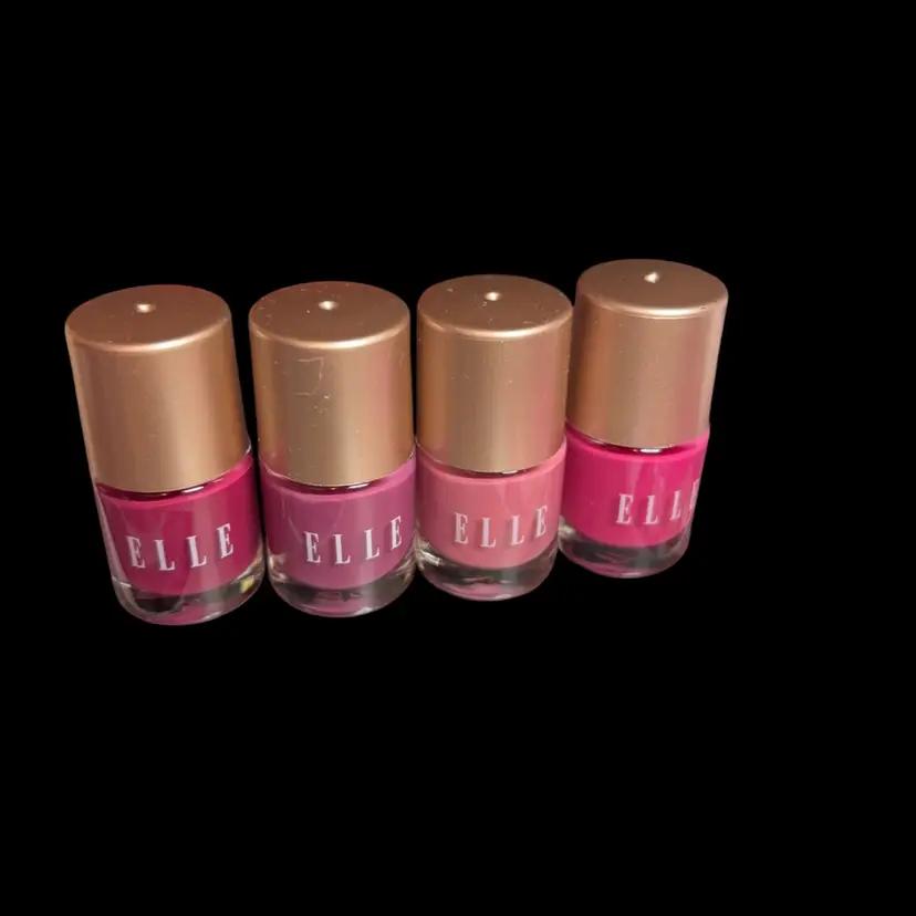 Four Assorted Colors Mini Elle Nail Polish
