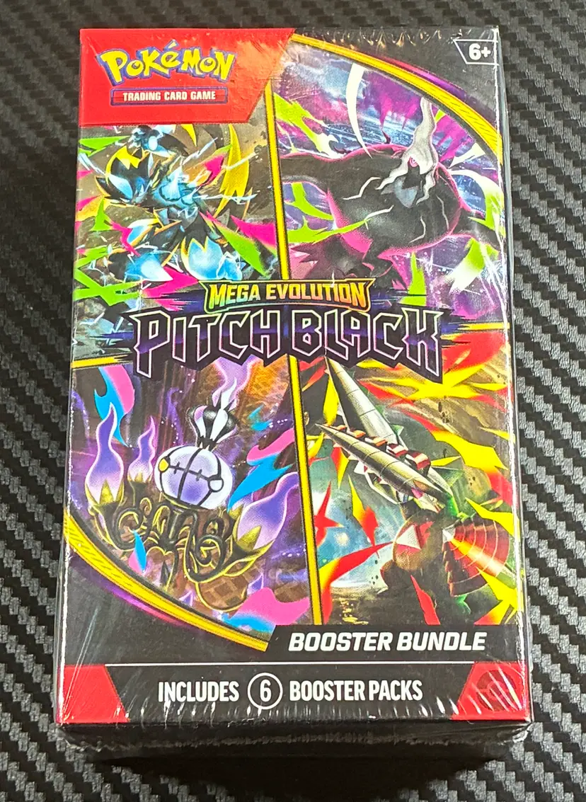 Pokemon PITCH BLACK Booster Bundle - 6 Booster Packs - Sealed