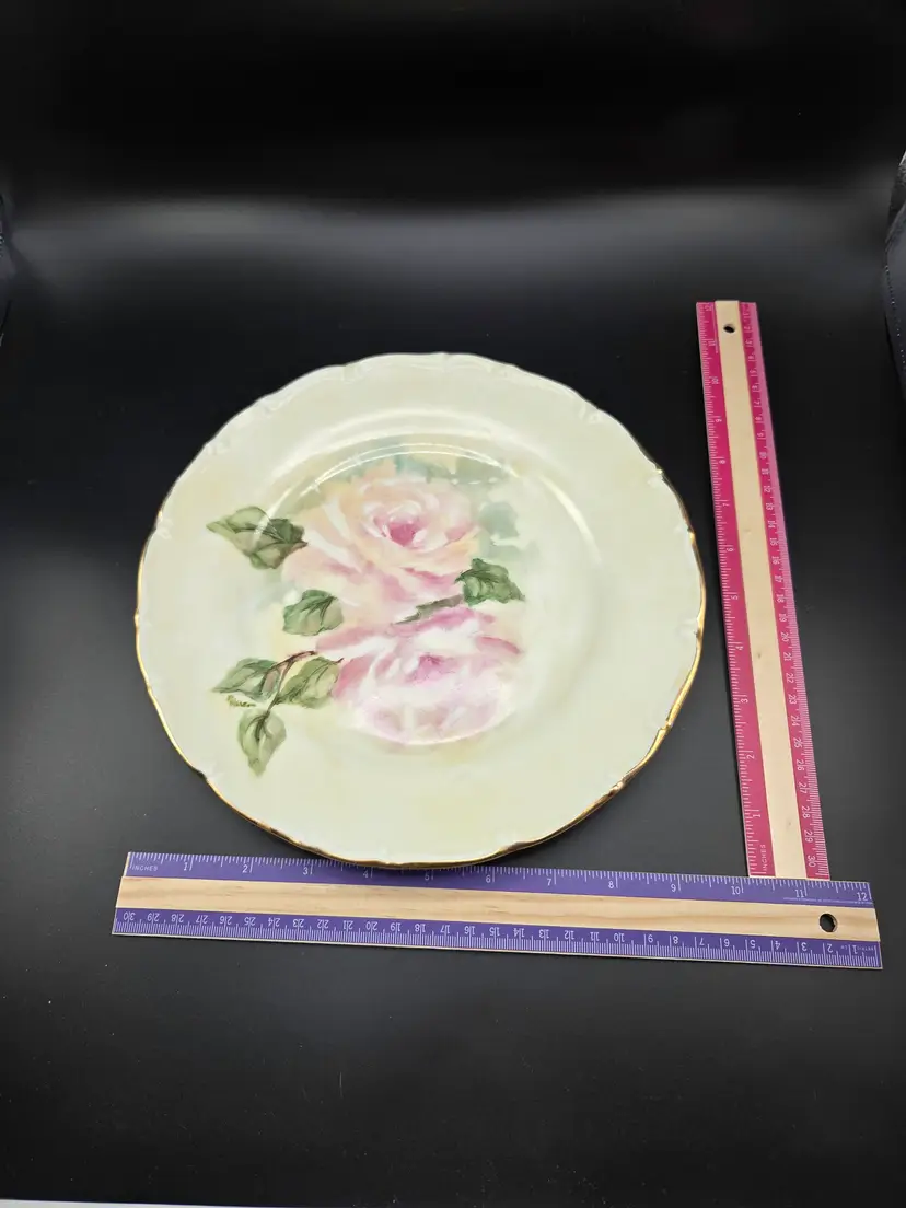 Czech Hand Painted Plate